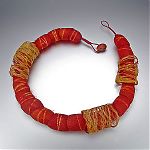 Saffron Cocoon Necklace